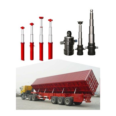 自己破棄車両ティッパー用多段伸縮油圧シリンダ